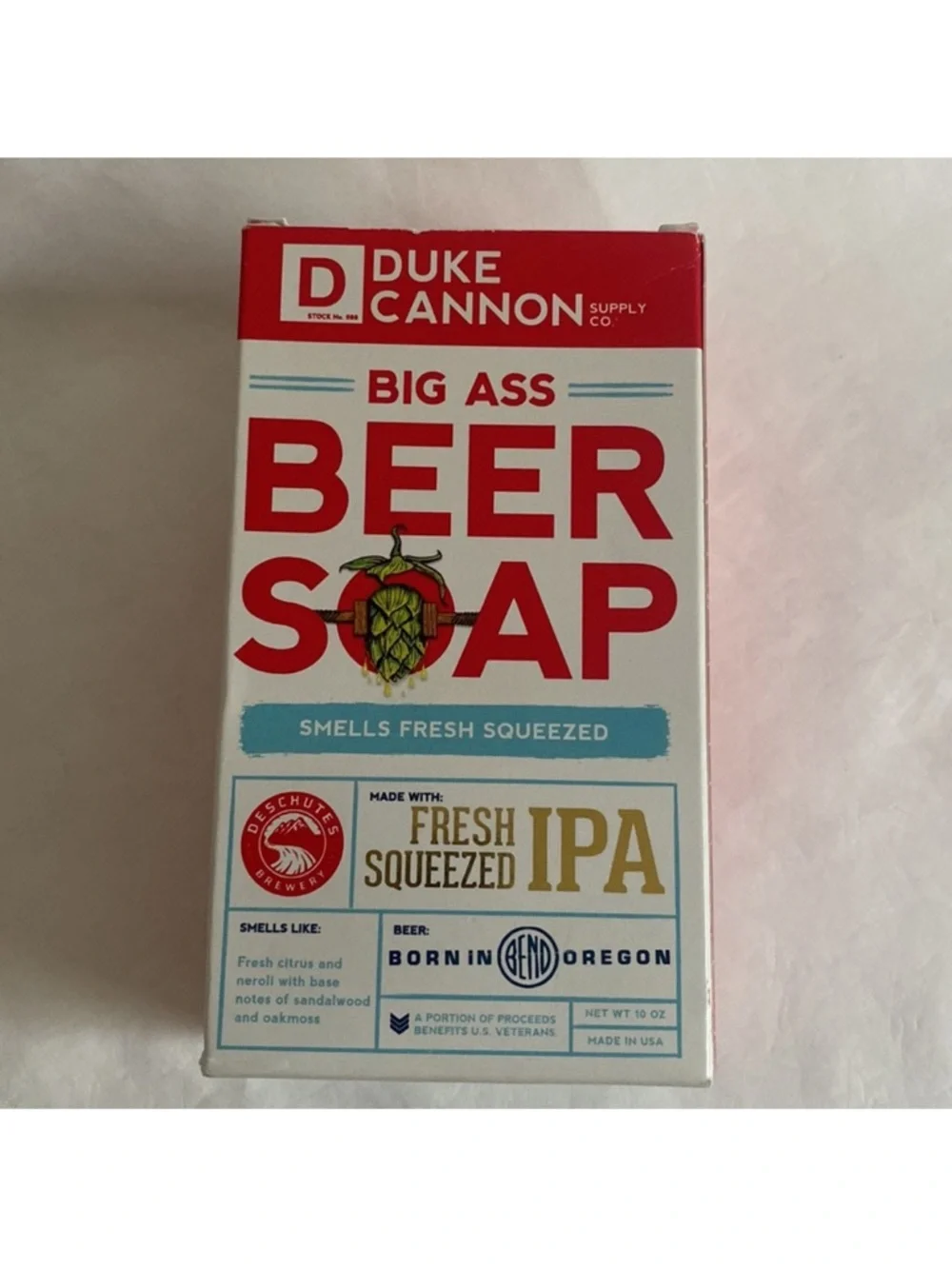 DUKE CANNON BIG BEER SOAP FRESH SQUEEZED IPA 10oz NIB